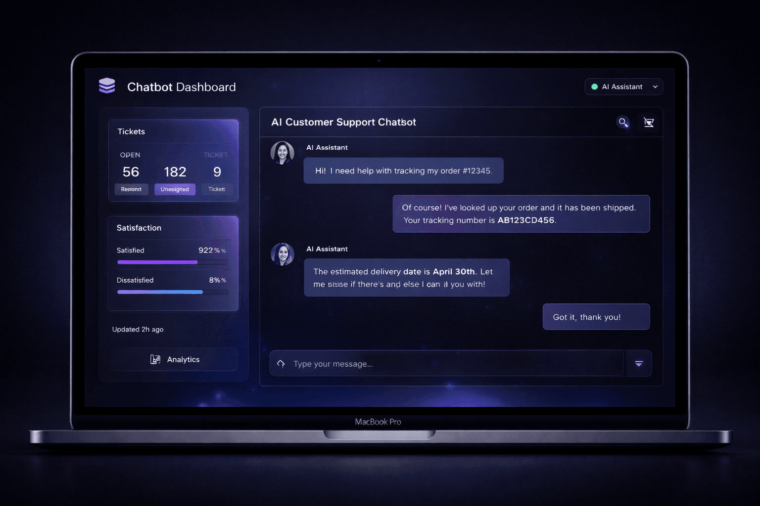 AI-Powered Customer Support Chatbot