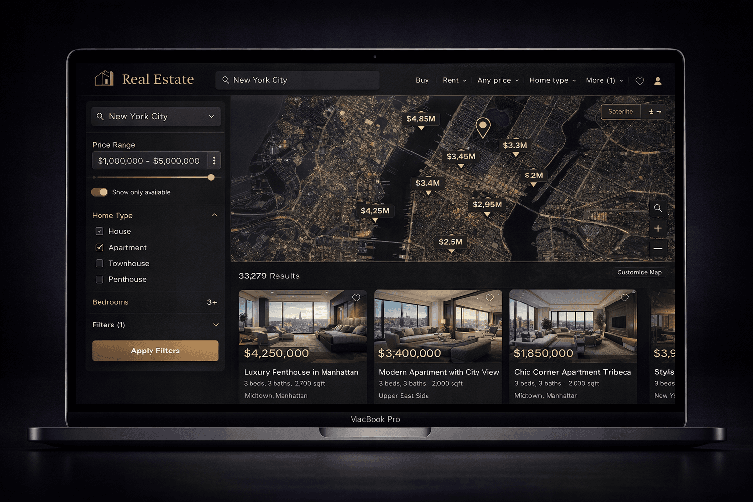 Real Estate Listing Platform