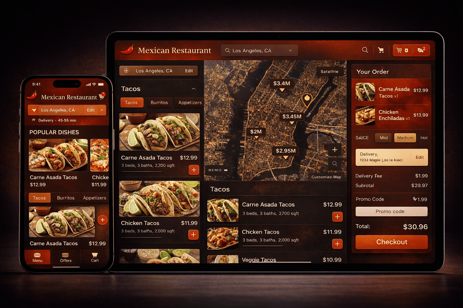 Online Ordering System for Restaurant Chain